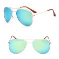 LeonLion 2023 Classic Vintage Sunglasses Children Colorful Mirror Glasses Boys/Girls Metal Frame Kids Cute Outdoor Eyeglasses. 