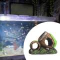 Aquarium Decor Rock Cave Decor Hiding Place Pond 14x9x11cm.