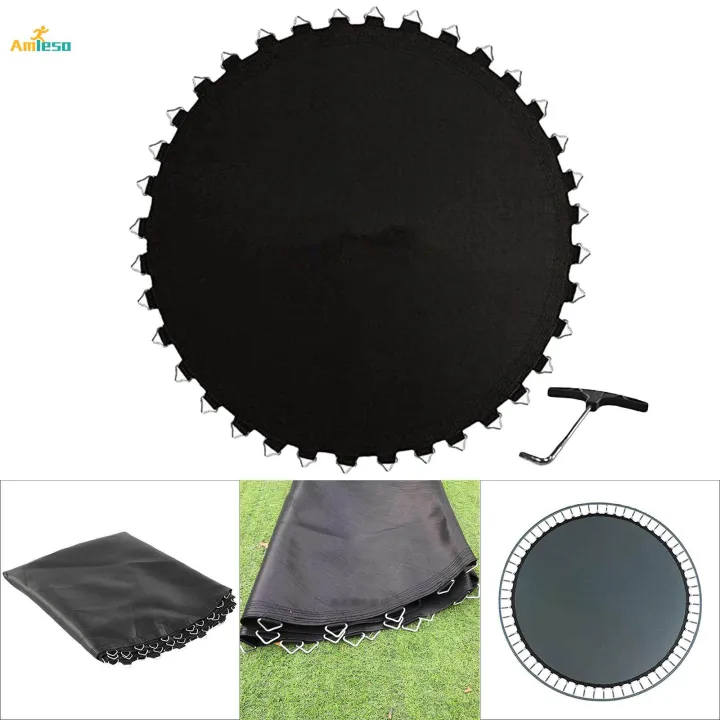 Trampoline%20Mat%20Jumping%20Mat%20Accessories%20Thick%20Round%20Reusable%20Easy%20to%20Install%20Shock%20For%206FT%2036%20Buckle%20-%20Image%202