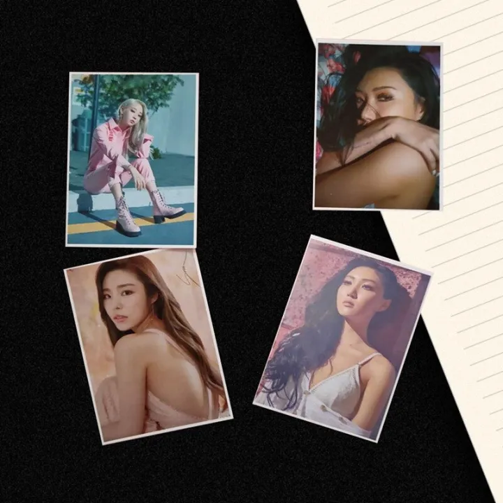 16Pcs%20KPOP%20MAMAMOO%20Second%20Mini%20Album%20Reality%20In%20BLACK%20Self%20Made%20Paper%20Lomo%20Card%20Photo%20Card%20Poster%20Photocard%20Fans%20Gift%20Collection%20-%20Image%205