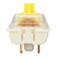 Keyboard Switch, Single Spring Keyboard Yellow Switch for Mechanical Keyboard. 