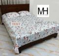 King Size Bed Sheet Set with Pillow Cover Chador set 7.5×8.25 feet Full Cotton Fabric in Red, Blue, Pink, Green - Reliable and Durable Bedding. 