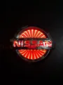 Led Nissan Logo Badge Light Car Trunk Emblem Sticker Lamp. 