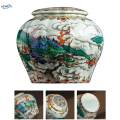 Ginger Jar Decorative Jar Chinese Temple Jar for Living Room Kitchen Table.