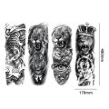 Arm Tattoo Sticker Wolf Lion Temporary Tattoo Sticker Tiger 3D Waterproof Tattoo for Men Women for Girls Boys Lover Couple. 