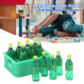 Mini Soda Bottles Mini Drink Bottle Delicate with Storage Basket for Living Room Play. 