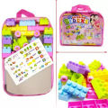 Educational Building Train Blocks For Kids -22 Pcs Plastic Building Block Set Toy For Kids (Multicolor).
