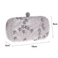 Women's Clutch Bag Crystal Pearl Clutch Purse Luxury Handbag Embroidery Evening Bag Wedding Bag for Bridal Shoulder Bag ZD1529. 