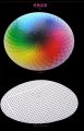 GU 1000 pcs/set Colorful Rainbow Round Geometrical Photo Puzzle Adult Kids DIY Educational Reduce Stress Toy Jigsaw Puzzle Paper.