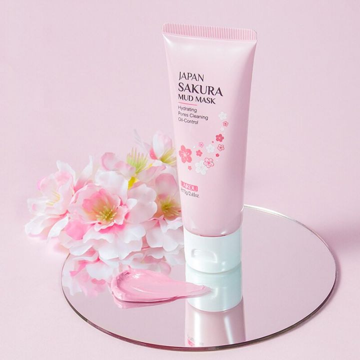 LAIKOU%20Japan%20Sakura%20Mud%20Mask%20%E2%80%93%2075gm%20-%20Image%202
