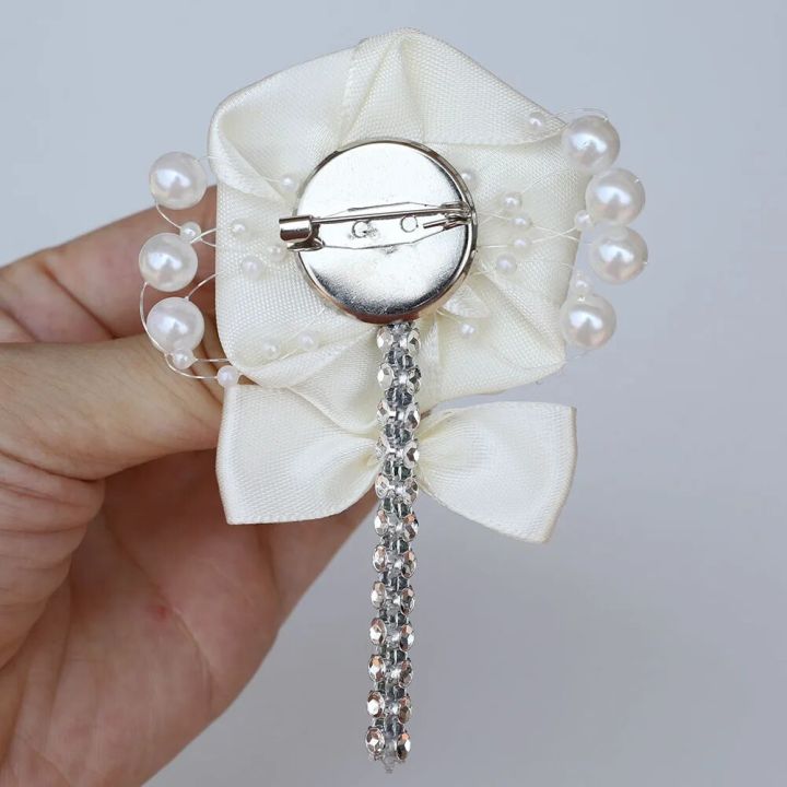 European%20Wedding%20Flowers%20Groom%20Groomsmen%20Boutonniere%20Wedding%20Prom%20Men%20Suit%20Lapel%20Pin%20Silk%20Ribbon%20Ceremony%20Flower%20Brooch%20X8715%20-%20Image%202