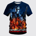 Terminator T-shirts movie 3D printed streetwear men women casual fashion oversized short sleeve t shirt kids tees tops clothing. 