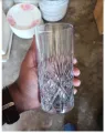 Crystal Clear Drinking Glass Set (6 Pieces) Olila W047 - Add Elegance To Your Table Setting With This Set Of 6 Crystal Clear Drinking Glasses. 