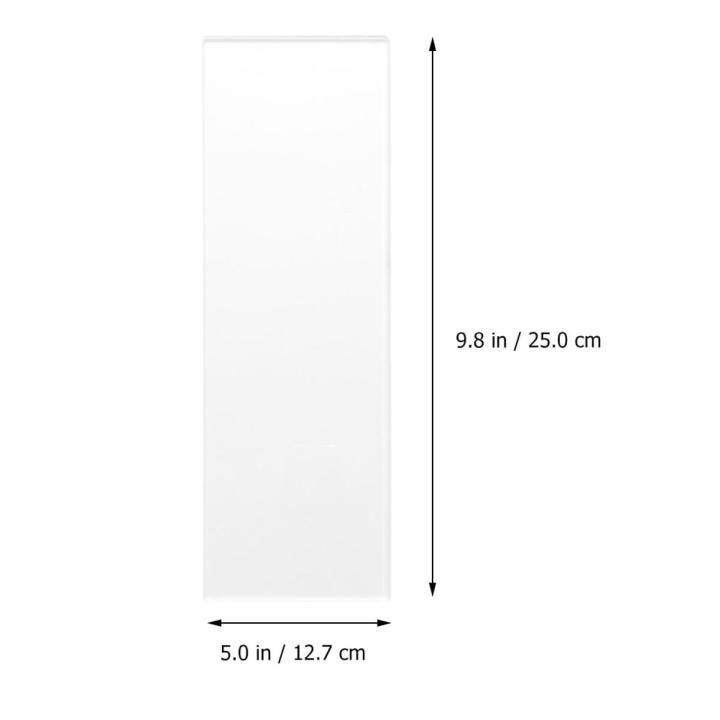 Transparent Cake Cream Scraper Cake Making Scraper Rectangular Acrylic Cake Baking Tool Cake Scraper For Bakery 12/14/10/8 Inch
