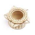 3d Wood Mechanical Box Puzzles Kits for Child Assembly Building Blocks DIY Surprise Jewelry Necklace Ring Cosmetics Case Models MuXiaRe. 