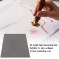 Stamp Sheet for Lasers Engraving Machine with A4 Size (Dark Gray). 
