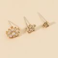 Bohemian NO Piercing Crystal Rhinestone Ear Cuffs Earrings For Women Girls-1 Set. 