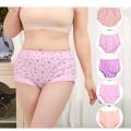 6 pieces cotton print panty womens wear comfortable under pant. 