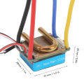 RC Boat ESC, Integrated Design 2 Way 3 Operation Modes Brushed ESC for General Ship Model. 