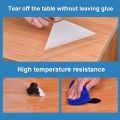 Adhesive Table Protective Film Glossy Clear Protection Anti-Scratch Heat Resistant Furniture Stickers Table 50cmx2M. 