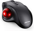 HXSJ Rechargeable Trackball Mouse BT+2.4G Dual Mode Mouse for PC Mac Computer Laptop Tablet Gamer Mause. 