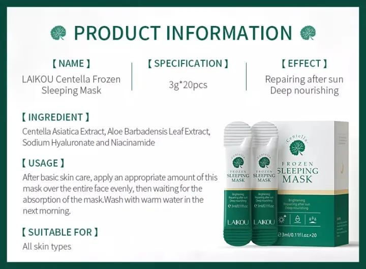LAIKOU%20repairing%20Centella%20Frozen%20Sleeping%20Mask-%203gX5%20Pcs%20-%20Image%205