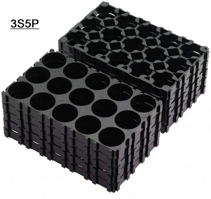 2Pcs%20Battery%20Holder%203%C3%975%20Cell%2018650%20Lithium%20Battery%20Holder%20Bracket%203S5P%20Plastic%20DIY%20Battery%20Pack%20Fixed%20Combination%2018.4mm%20Hole%20Diameter%20Cylindrical%20Battery%20Case%20Holder%20Spot%20Welding%2018650%20Spacer%20Assembly%20-%20Image%202