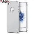 For Apple iPhone 5 / 5s Case, 3 in 1 Hybrid Hard PC Ultra Light Anti Shockproof Protective Cover. 