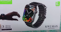 KW2 Max Smart Watch with Bluetooth Calling, 2.02 Inch Display, Rugged Design, Health Tracking, NFC, and Three Bands.