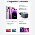 UGREEN CD319 30W Nexcode Mini PD USB-C EU Wall Charger For MacBook iPad iPhone 14 13 12 Google Pixel Galaxy S22 S21 S20 ETC Charger Adapter.