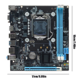 1 PCS H81 Computer Motherboard DDR3 16G LGA1150 PC Main Board Plastic VGA+-Compatible+RJ45 Port Support SATA 3.0 2.0 I3 I5 I7. 