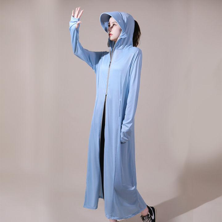 Summer%20sun-protective%20clothingWomen's%20long%20UV-proof%20over-the-knee%20full-body%20sunscreen%20clothingIce%20silk%20breathable%20long-sleeved%20jacket%20-%20Image%208