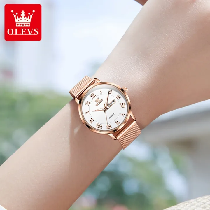 OLEVS%202920%20Women's%20Watch%20Top%20Quality%20Stainless%20Steel%20Waterproof%20Double%20Calendar%20Quartz%20Watch%20Classic%20Fashion%20Luxury%20Women%20Watch%20-%20Image%204
