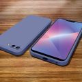 For Oppo A3s Liquid Silicone Soft Gel Rubber Shockproof Cover. 