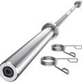 Barbell Bar Olympic 6 Feet Silver Capacity 150 Kg. 