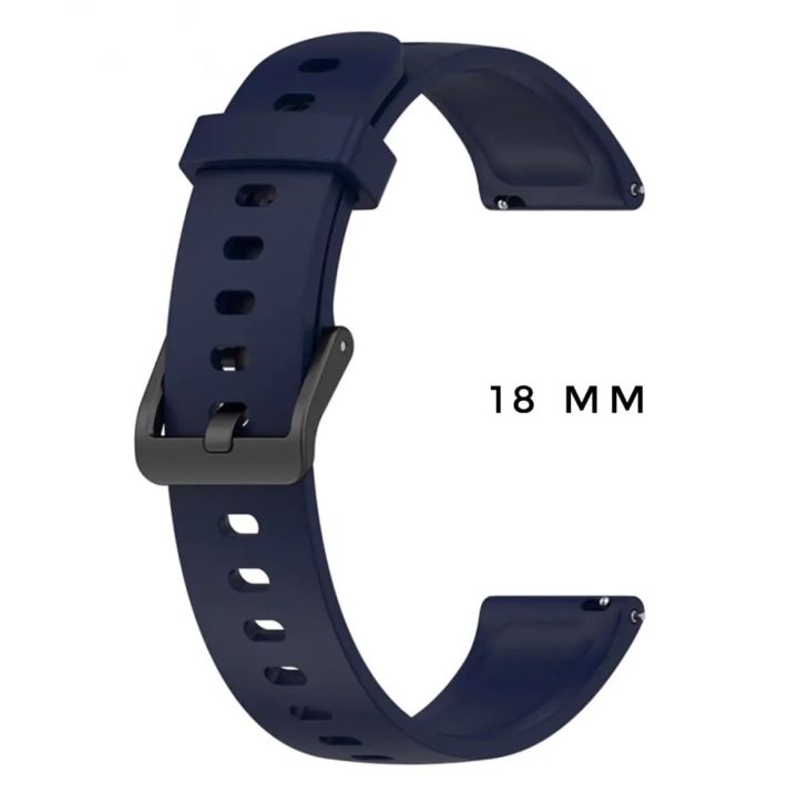 Soft%20Silicone%2018mm%20Watch%20Strap%20for%20Realme%20Band%202%20Xinji%20Cobee%20C1%20-%20Image%202