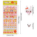 【Daily Deals】 Animal Stereoscopic 3D Bubble Sticker Diary Sticker Decor Stationery Stickers.