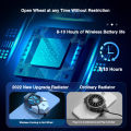 BlueWow Universal Mobile Phone Cooler for Gaming Radiator Processor Adjustable Portable Charging Silent Phone Portable Light Cooling Cold Phone Cooler Phone Cooling Artifact Radiator fan cooler phone H15.