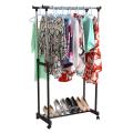 Double Pole Portable Cloth Rack / Cloth Hanger (6806). 