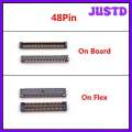 [JU] 48pin LCD Display Screen FPC Connector For Samsung Galaxy A6+ A6 A605 A605F/A6 2018 A600 A600F/A9S A9200/J8 Plus J805 ✬✫✩. 