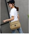 【Toy life hall】Canvas Men'S One-Shoulder Bag Korean Edition Large Capacity Bag Leisure Travel Shoulder Backpack. 