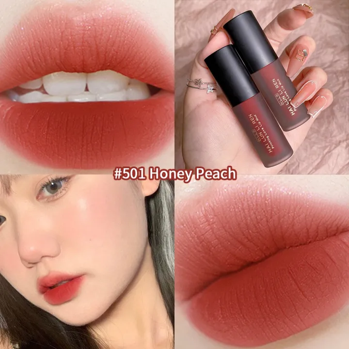 %E3%80%90Free-delivery%E3%80%91%20HAI%20LI%20REN%20Matte%20Lip%20Tint%20Long-lasting%20Waterproof%20Silky%20Texture%20Lip%20Stick%20Red%20Brown%20Lipstick%20Lip%20Makeup%20-%20Image%204