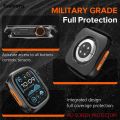 Fashions Metal Bumper Case For Apple Watch 46mm 45mm 44mm Protector Frame Cover For iWatch Series 10 9 8 7 6 5 SE Change To Ultra 2 49mm. 