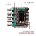ZK-MT21 Digital Amplifier Board 50Wx2+100W 2.1 Channel AUX+BT5.0 High Low Tone Super Bass Amplifier Board Zk MT21. 