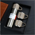 500ml Double-layer Stainless Steel Thermos Thermos Coffee Tumbler Business Travel Water Bottle Tea Infuser Bottle with Portable Water Cup.