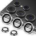 Samsung Galaxy S25 Ultra Lens Protectors Metal Ring Case Camera Tempered Glass Protector.