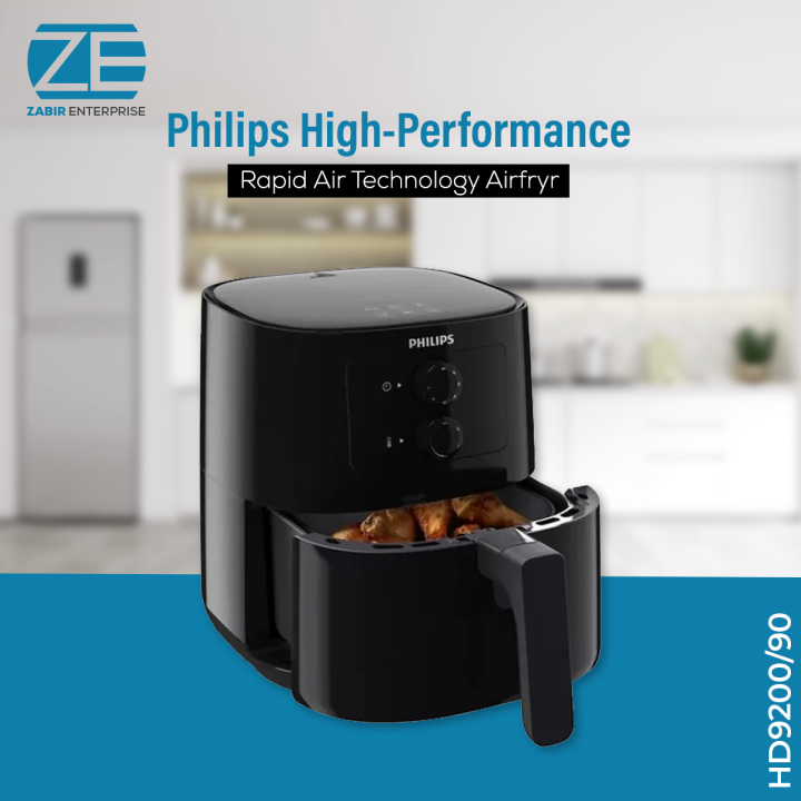 High-Performance%20-%20Philips%20HD9200/91%20with%20rapid%20air%20technology%20required%20Airfryr%20(4.1%20liter)%20-%20Sleek%20Usage%20-%20Image%203