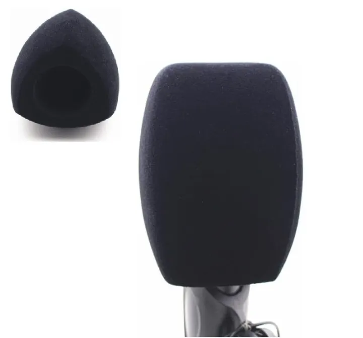 Microphone%20Covers%20Flocked%20Mic%20Foam%20Windscreen%20Triangle%20for%20Handheld%20mic%20-%20Image%202