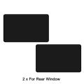 【In-Demand Item】 Black Magnetic Car Window Sunshade Double Sides Summer UV Protection Curtains Sun Auto Cover Diy Accessories. 