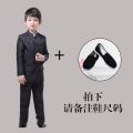 Children's Zhongshan Suit Boys and Girls May 4th Young Man's Jacket Republic of China Style Student Costume Chorus Stage Recitation Performance Costumes. 